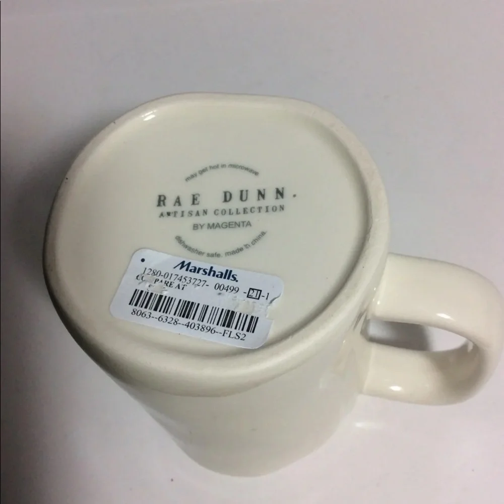Rae Dunn STUFFED Coffee Tea Soup Mug Expert Ship
